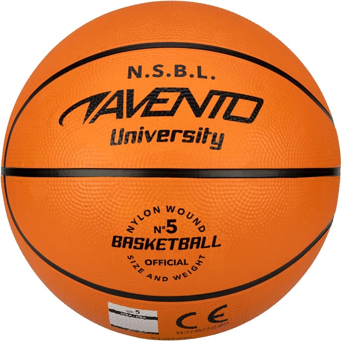 Avento Basketbal Maat 5 - Junior Squad - Oranje/Zwart