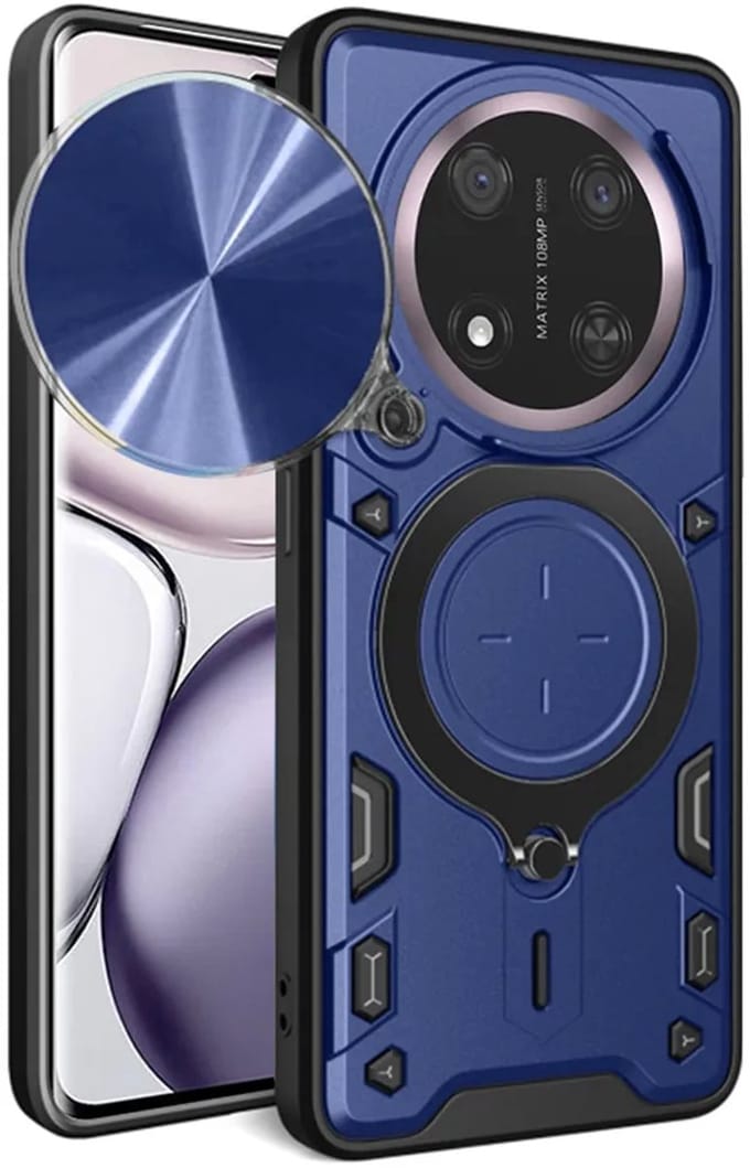 Hoesje geschikt voor HONOR Magic7 Lite/X9c - Techsuit CamGuard Pro Back Cover - Blauw