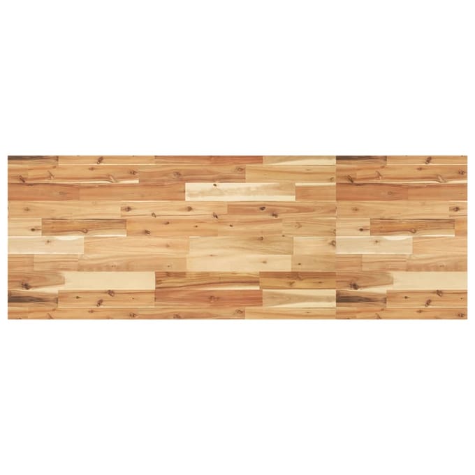 vidaXL - Wastafelblad - met - olieafwerking - 140x50x2 - cm - massief - acaciahout