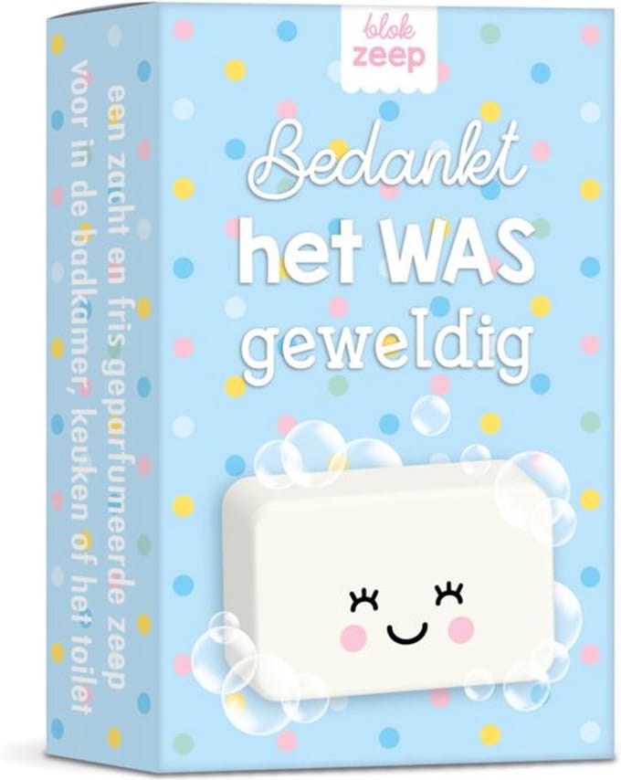 Zeep - Bedankt Het was geweldig - Cadeau - Juf - Meester