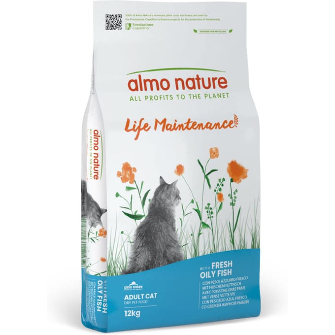 2x12kg Holistic Adult: Witvis & Rijst Almo Nature Holistic Kattenvoer