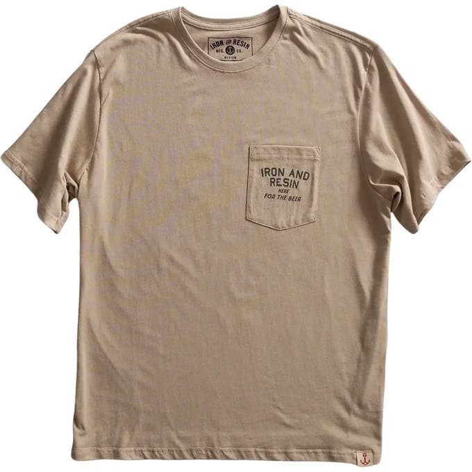 T-shirt Iron & Resin Here For The Beer