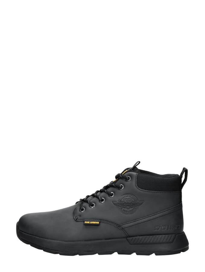 PME Legend - Heren Sneakers Ribber Mid - Zwart - Maat 41