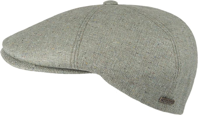 Chris - Zijde flat cap - Groen