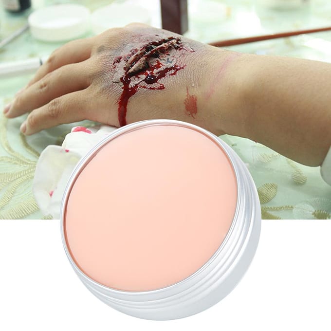 Professionele Stage Halloween Nep Wond Littekens Wax Halloween Make-up Wax 30g beige