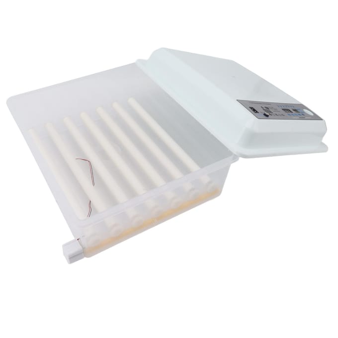 36 Eieren Incubator Wit Vierkant Kippenbroedmachine Temperatuurregeling Automatisch Draaien Eierlamp Zwaar white