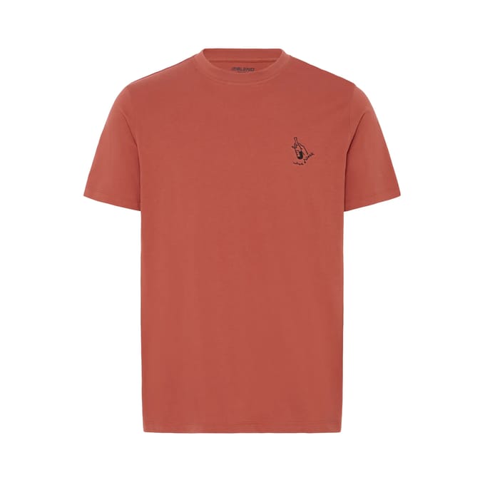 Blend - BHKAZ S/S EMB TEE - Heren - T-shirts