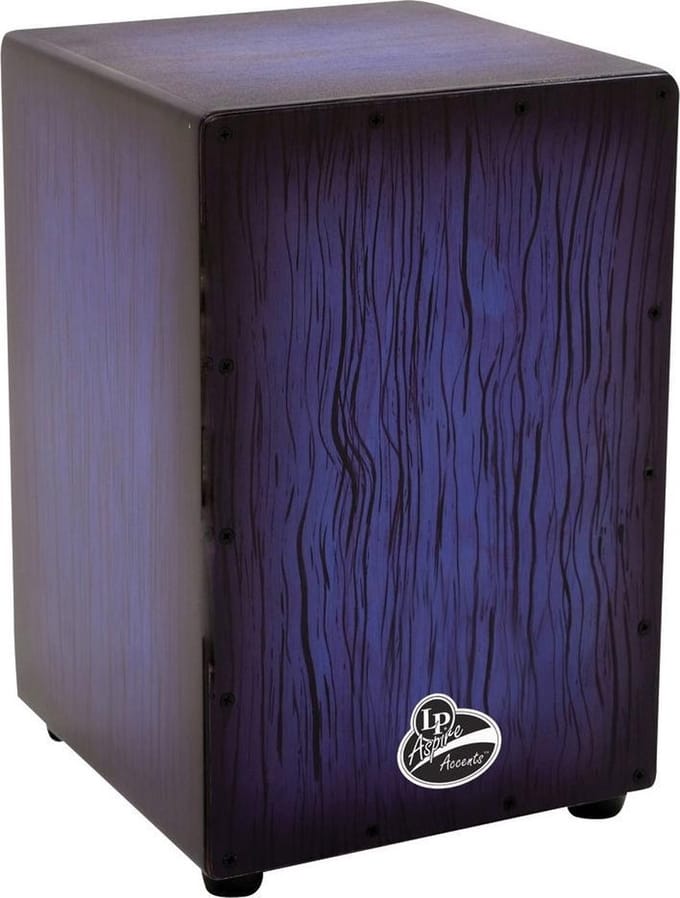 Latin Percussion LPA1332BBS Aspire Accent Cajon Blue Burst Streak