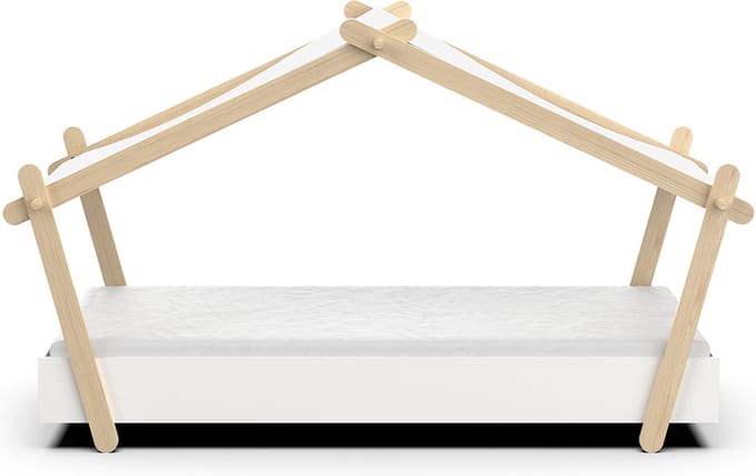 CBA - Kinderbed Lodge - Wit - 90x200