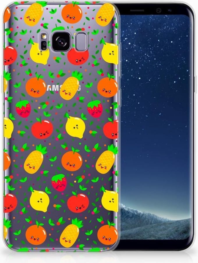 Back Cover voor Samsung Galaxy S8 Plus Siliconen Case Fruits