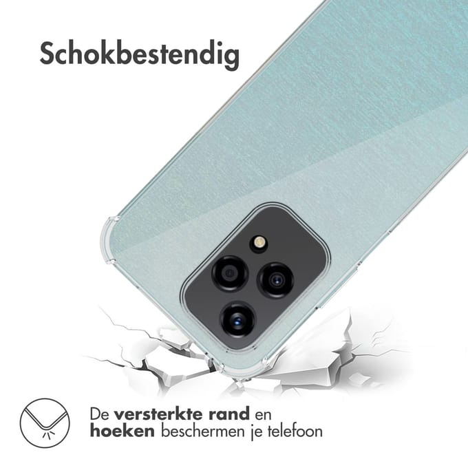 imoshion Hoesje - Geschikt voor Honor 200 Lite - Shockproof Case - Transparant