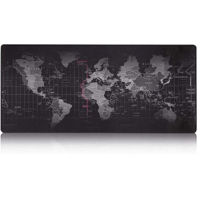 Muismat Bureaumat Extra grote zachte verlengde antislip muismat voor pc-laptop 900&400mm zwart
