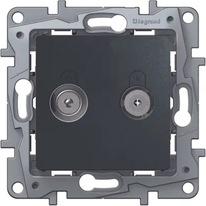 Legrand Tv / Fm-aansluiting Niloé Antraciet