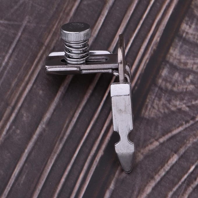 Verstelbare onzichtbare ritsvoet voor Singer Slant Shank naaimachine 50x25x30mm zilver