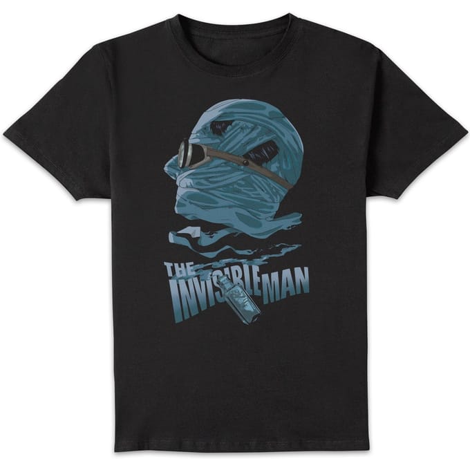 Universal Monsters The Invisible Man Illustrated T-shirt - Zwart - M