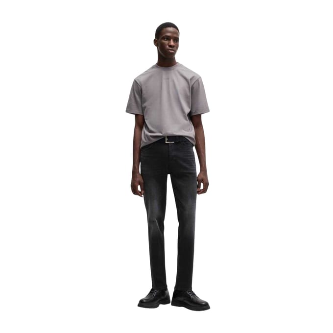 Hugo Herenjeans met 5 zakken (Zwart)