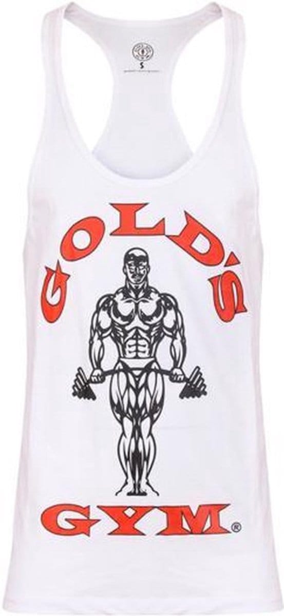 GGVST003 Muscle Joe Premium String Vest - White - M