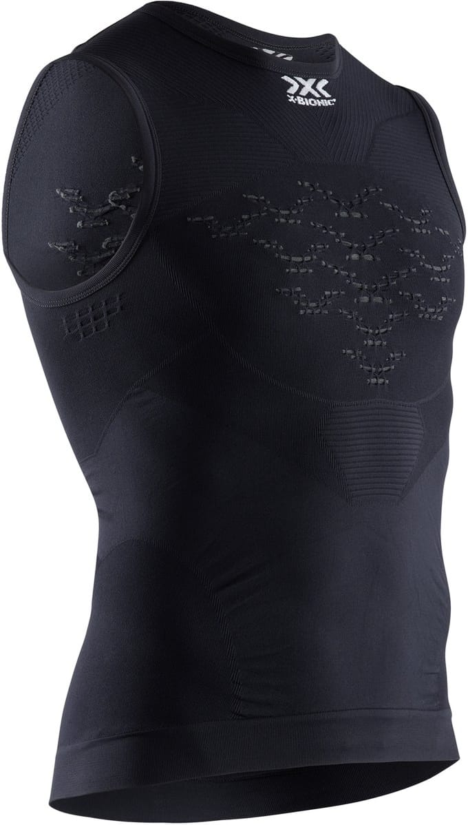 X-Bionic Energizer 4.0 Heren Singlet Light - Opal Black/Arctic White - Maat S
