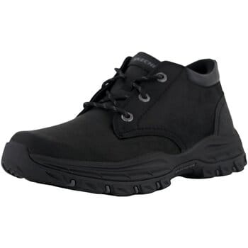 Skechers Knowlson Relaxed Fit heren veterboot - Zwart - Maat 41