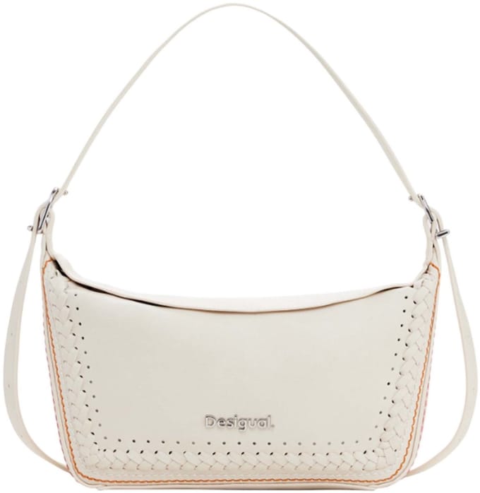 Desigual Schoudertas Munich Trama Shoulder Bag Raw Crème