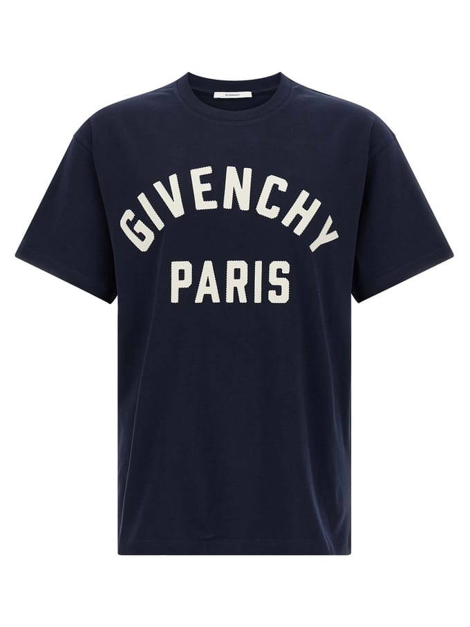Givenchy Blauwe Katoenen T-Shirt