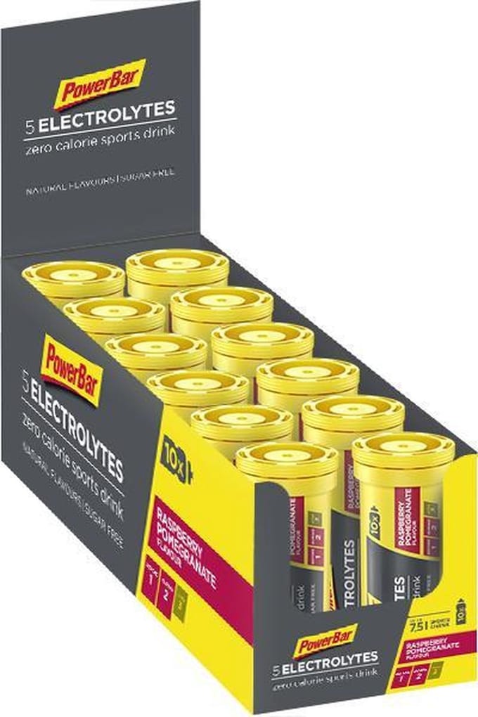 5 Electrolytes Sports Drink - 12 x 10Tabs - Raspberry Pomegranate