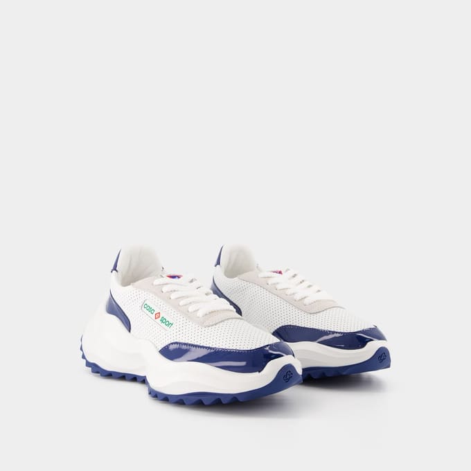 Atlantis Sneakers - Casablanca - Leer - Wit/Navy Blue
