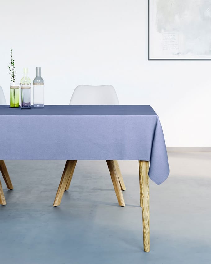 Mistral Home - TAFELKLEED - waterafstotend - 150 x 250 cm - effen kleur - lila