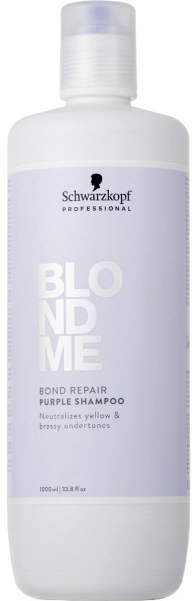 Schwarzkopf BlondMe Bond Repair Purple Shampoo 1000ml