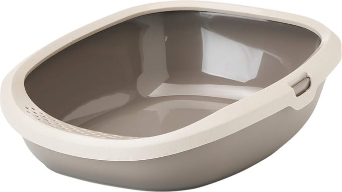 Savic Gizmo Medium Happy Planet - Kattenbak - Mokka Graniet Grijs