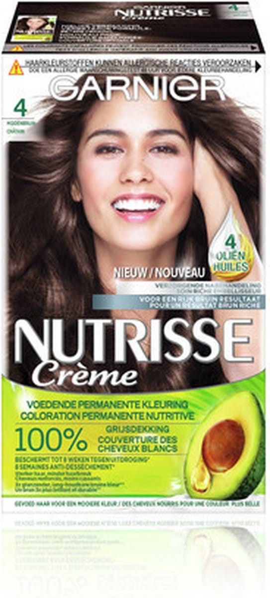 Garnier Nutrisse Crème 40 - Natuurlijk Middenbruin - Haarverf