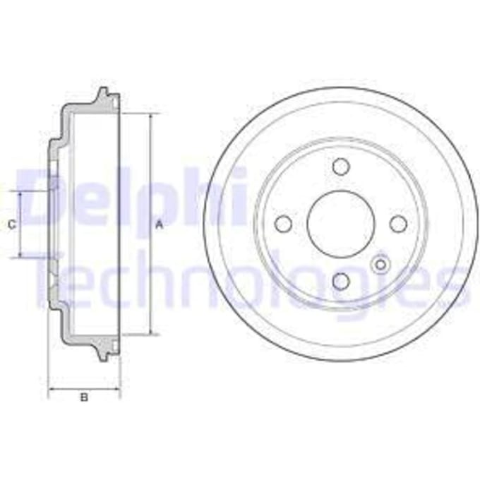 Remtrommel DELPHI BF554