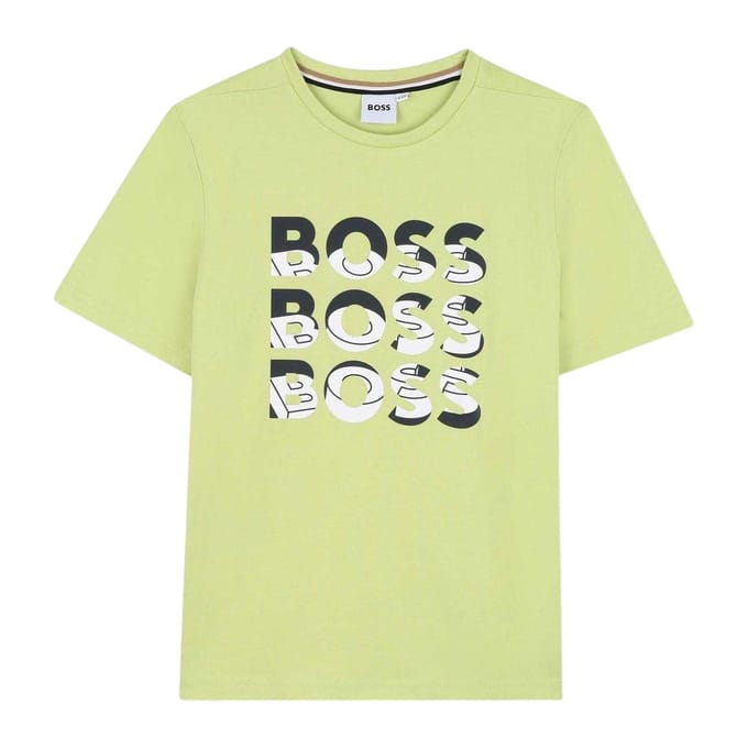 Boss Kinderen/Kinderen Logo T-shirt (Appelgroen)