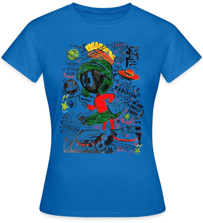 Looney Tunes Marvin The Martian T-Shirt Dames