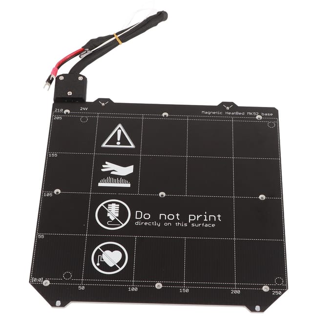 Voor Prusa I3 MK3S MK2.5 Magnetische Hete Bed+Gestructureerd Laag Elastische Staalplaat voor 3D Printer black