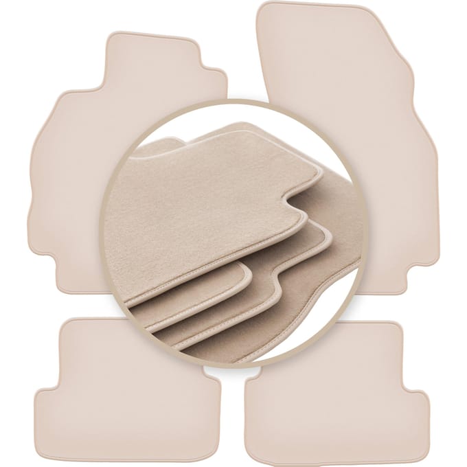 PREMIUM beige matten voor: Renault Megane II hatchback 2002-2008