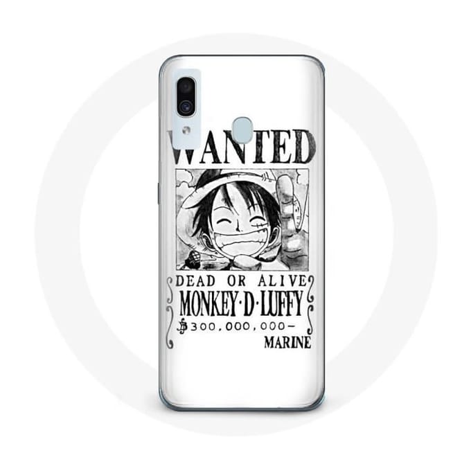 Coque - MANIACASE - Samsung Galaxy A30 - One Piece Manga - Souple - Blanche blanc