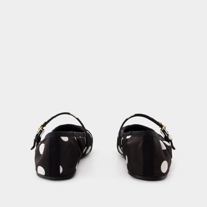 Ballerina's - Dolce&Gabbana - Katoen - Zwart/Wit
