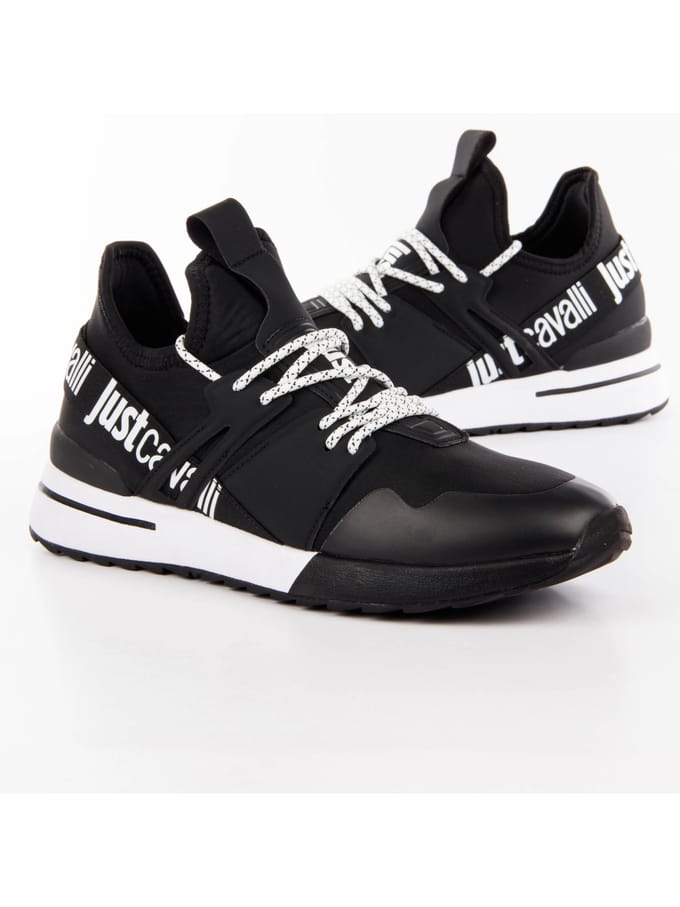 Just Cavalli Action Basic sneaker zwart, 40 / 6.5