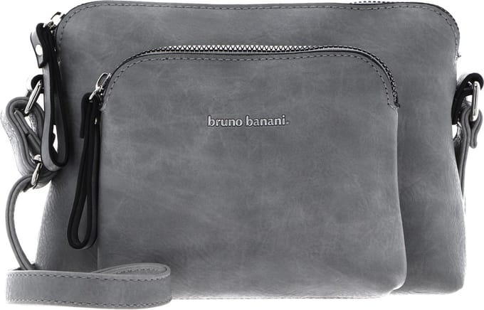 bruno banani Schoudertas Crossbody Bag Grey Grijs