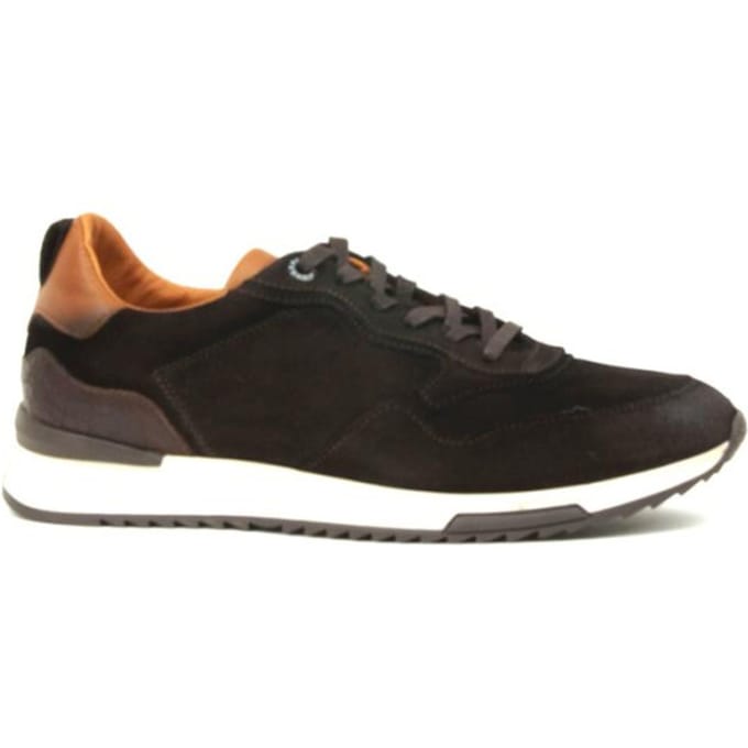 Berkelmans 2322019139 Kyalami D Brown Suède-veterschoen-sneaker MT 41