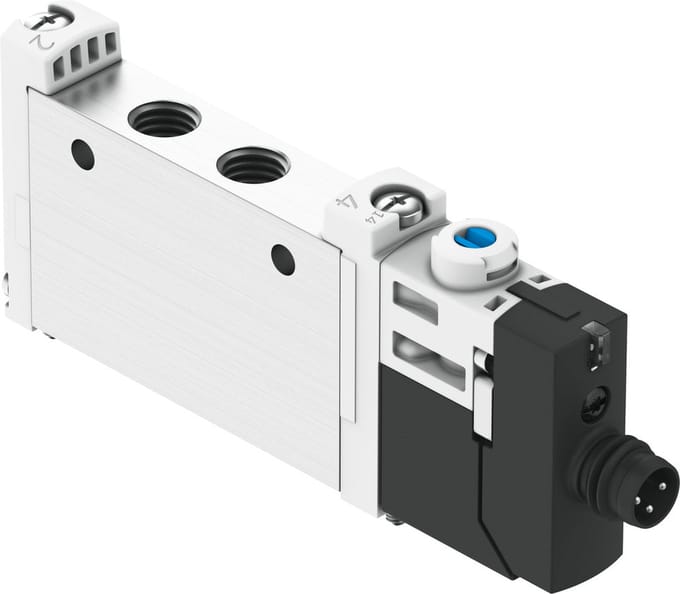 Festo 5/2 Monostabiel Lucht Magneetventiel M7 320L/Min - 8031485 - P2P3T