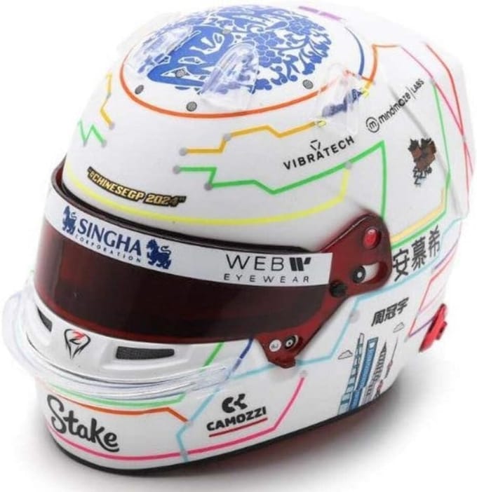Formule 1 Miniboxhelm 1:5 Formule Racewagen Piloot Chinese Editie