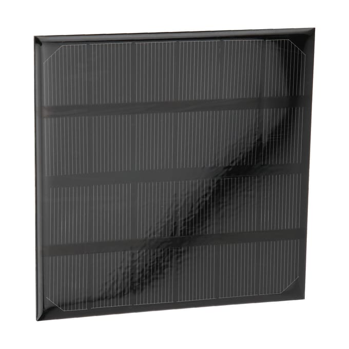 2W 6V Mini Monokristallijn Silicium Zonnepaneel Module Cellen Buiten Kamperen Batterijlader black