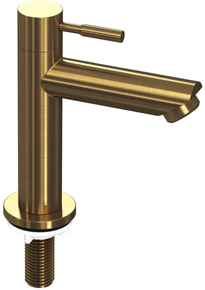 INK - Fonteinkraan Koudwater Staand Laag Model - Br. Goud Mat