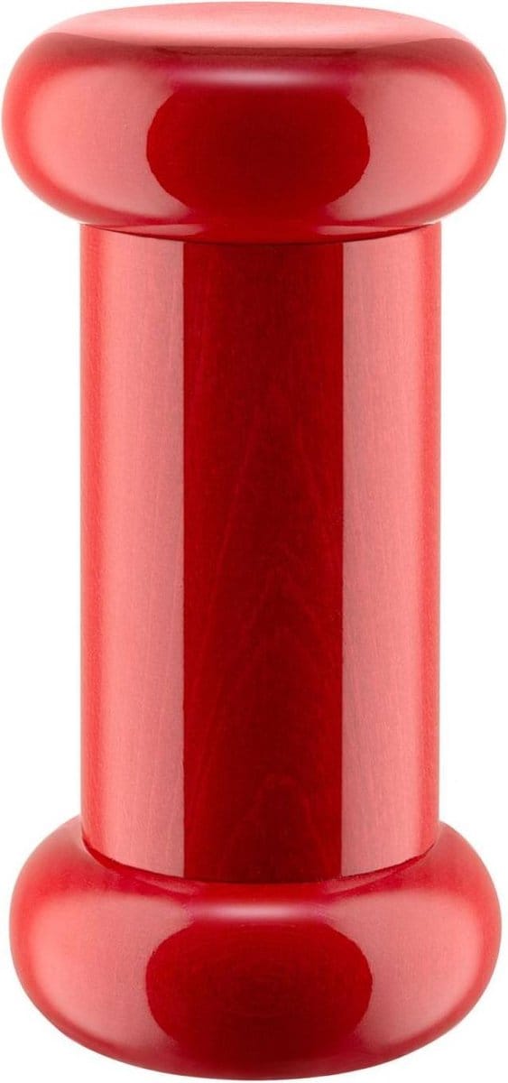 Alessi Pepermolen Twergi - ES19 - Rood - door Ettore Sotsass