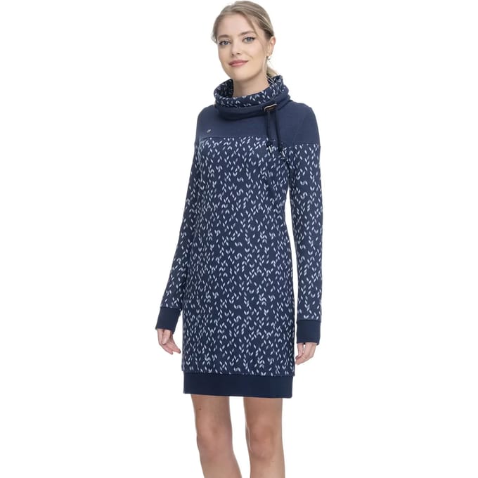 Dames jurk met hoge kraag Ragwear Chloe