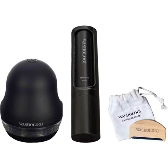 Washologi Fabric Shaver, Lint Roller &amp; Cashmere Comb 3 st