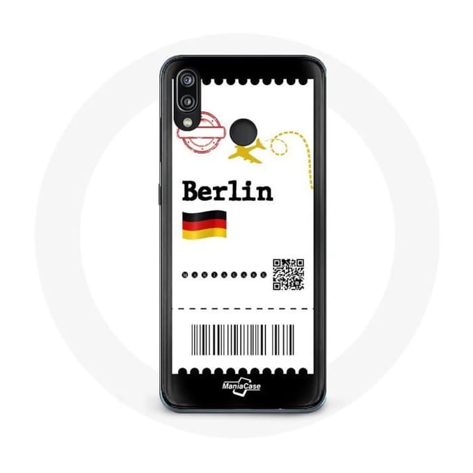 Coque pour Huawei P20 Lite Billet d'avion berlin