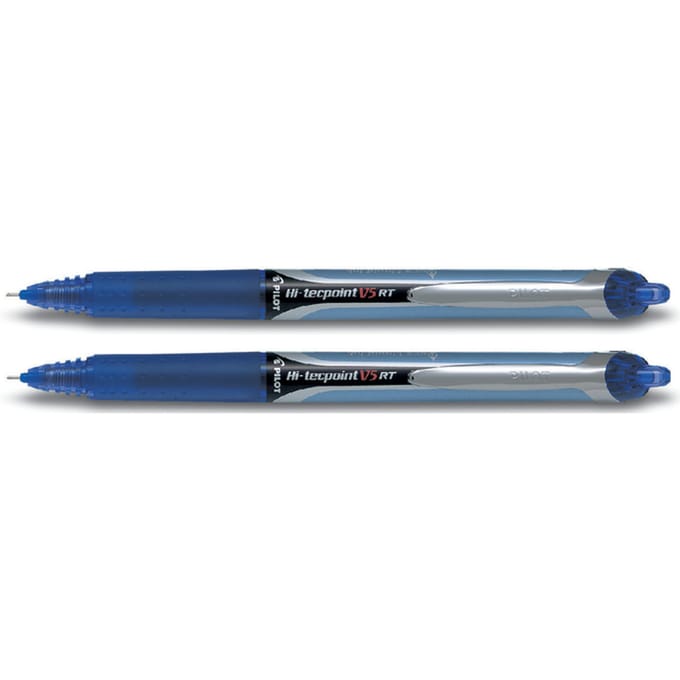 Pilot Roller Hi-Tecpoint V5 en V7 Retractable V5 schrijfbreedte 025 mm blauw